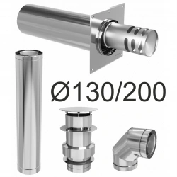 TUBULATURA EVACUARE GAZ 130/200 - SEMINEE / SOBE